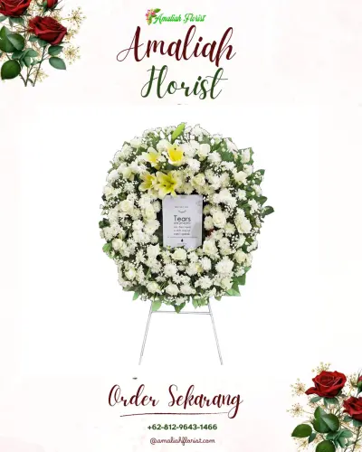 Krans Bunga Duka Cita di Babakansari